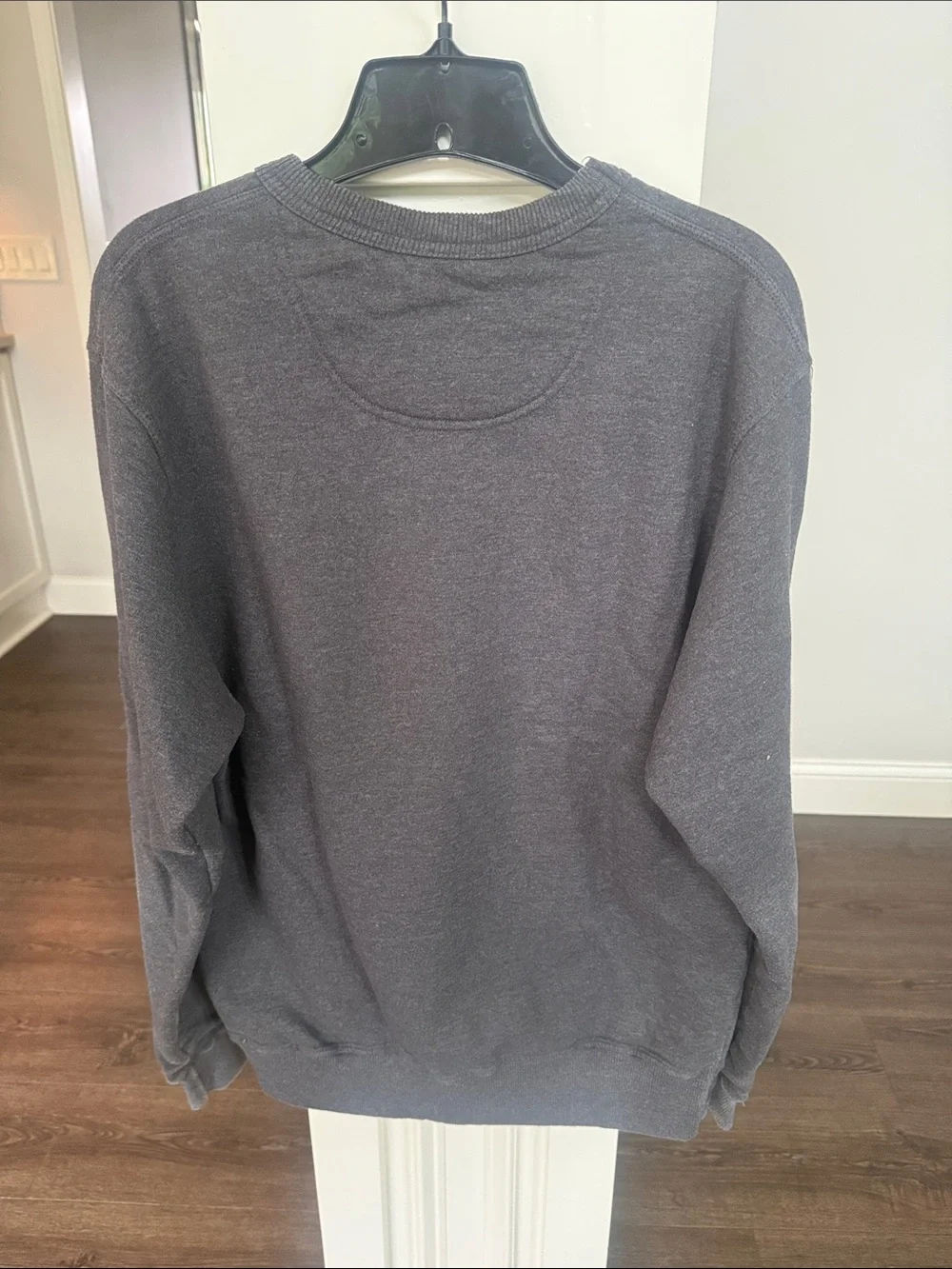 Champion Men's Fleece Crewneck Sweatshirt - Charcoal Small
